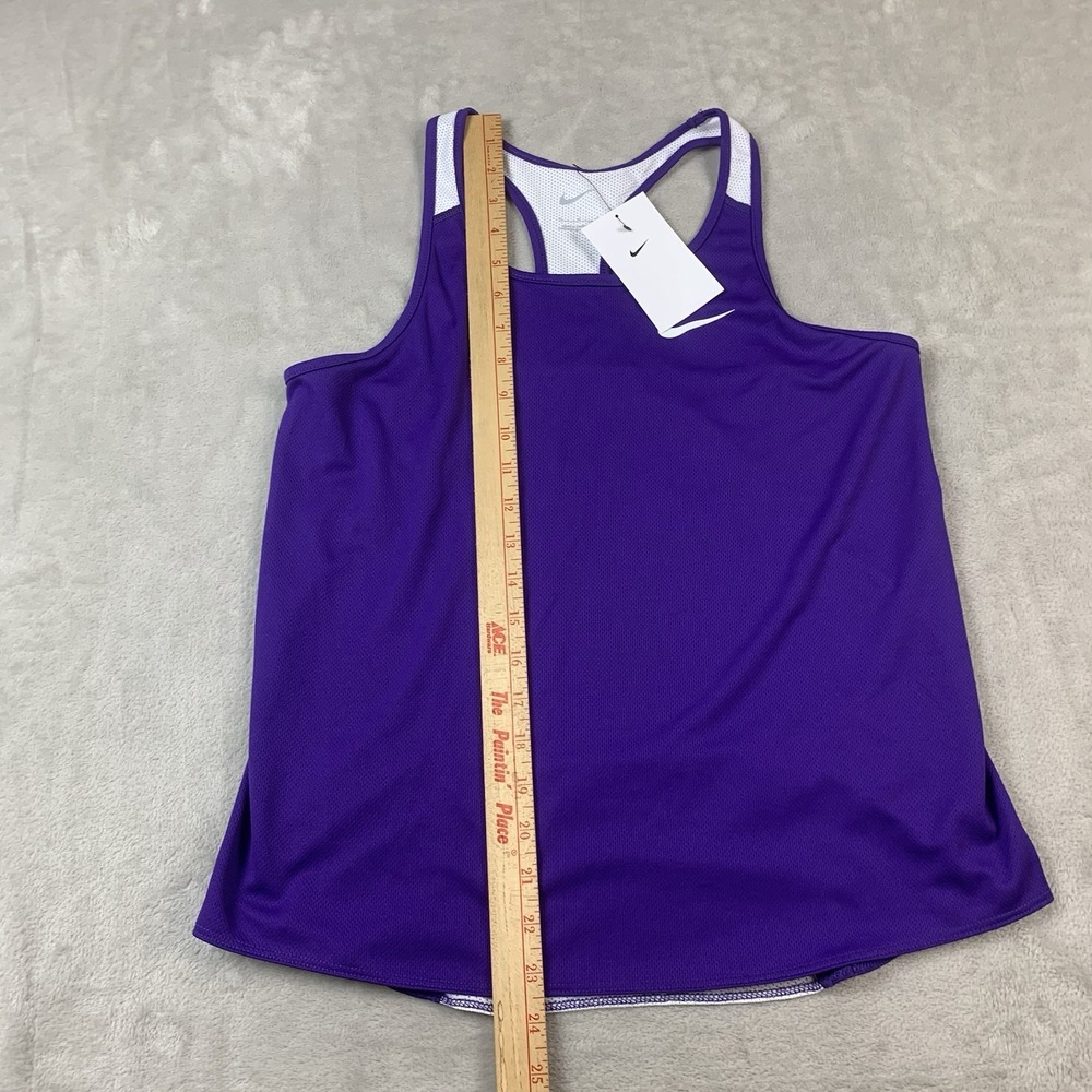 New Nike Stock Race Day Track Singlet Running Tank Womens Medium Purple 897022 - Picture 3 of 7